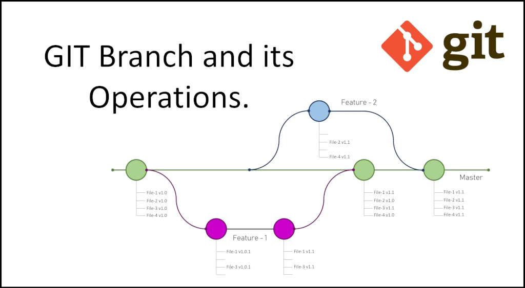 Figure 1: Git Branch and Its Operation